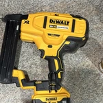Dewalt DCN681 20V Max Xr Brushless Cordless 18GA Narrow Crown Stapler 5AH. Fixed Price $243.00.