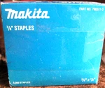 Makita 1/2" Staples 5,000. Fixed Price $61.55.