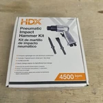 Hdx Pneumatic Impact Hammer Kit Air 4500 Bpm 4CFM 90PSI 2 Chisel New. Fixed Price $9.99.