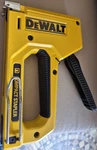 Dewalt Compact Stapler Gun Yellow Metal Plastic Hand Tool. Fixed Price $18.00.