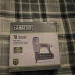 Master Mechanic 235451 18 Gauge Pneumatic Brad Nailer Gray 5/8"-2". Fixed Price $99.99.