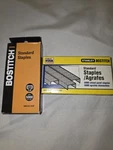 Lot Of 2 Boxes Stanley Bostitch Standard Chisel Staples Model SBS19 1/4CP 5000CT. Fixed Price $24.99.