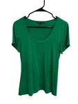 Cable & Gauge Green Scoop Neck T-shirt Size Viscose Spandex Minimalist Indie. Fixed Price $14.40.