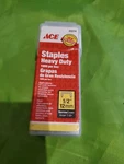 Ace #22274 1/2" 12MM Crown T-50 Heavy Duty Staples 1000. Fixed Price $13.99.