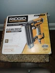 Ridgid 1/8" Clean Drive Brad Nailer Gun Air 18 Ga Straight R213BNF. Fixed Price $60.00.