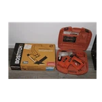 Paslode Impulse Cordless Nail Gun, Orange/black, Includes Carrying Case. Fixed Price $125.00.