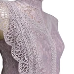 Women's Cable & Gauge Light Muted Pink Layered Lace Top Blouse Shirt - Sz Small. Fixed Price $20.00.