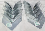 LOT(10) Mitek Usp TTA2-TZ Ridge Tie Framing Angle Galvanized Steel Bracket 16G. Fixed Price $29.99.