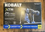 Kobalt Xtr 24V Max Brushless 18-GA Brad Nailer Tool Only 5/8 2-1/8" Nails Li-ion. Fixed Price $89.99.