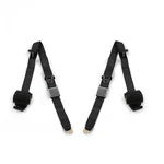 Chevy Impala 1965 - 1970 Airplane 3PT Black Retractable Bucket Seat Belt Kit 2. Fixed Price $195.50.
