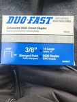Duo Fast 7512D 3/8" Staples Box 5,000 Fits HT755 M. Fixed Price $18.99.