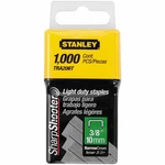 Stanley TRA206T Light Duty Narrow Crown Staples 3/8 In 1000 Pack. Fixed Price $11.75.