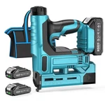 2-IN-1 Electric 18 Gauge Cordless Adjustable Brad Nailer And Stapler Gun. Fixed Price $64.79.