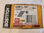 Bostitch S8D-FH 2-3/8" .120" Degree Wire Framing Nails 2000CT Box 286310. Fixed Price $64.95.