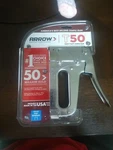 Brand New Arrow T50 Heavy Duty Stapler Gun With 5/16 Refill 1250. Fixed Price $20.00.