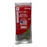 Senco 2.5 In. (65 Mm) 15-GAUGE 34 Degree Bright Basic Brad Nails 1000 Qty. Fixed Price $35.97.