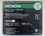 Hitachi 1/2 1/4 18 Gauge Narrow Crown Finish Staples 5000 Box Item # 11099S. Fixed Price $39.99.