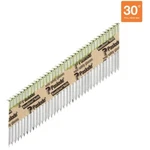 Paslode 650383 Framing Nails Round Head 2-3/8" X .113" By 30 Degree, 2000 Pack. Fixed Price $79.00.