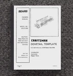 Operator Instruction Manual Fits Craftsman Dovetail Template Fixture 315.25790. Fixed Price $15.97.