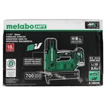 Metabo Hpt N1804DBM 18V Multivolt Cordless Narrow Crown Stapler Kit. Fixed Price $269.00.