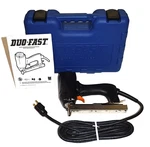 Duo Fast Carpetpro Electric Stapler Enc 5418B Tacker W/case. Fixed Price $250.00.