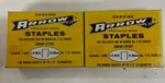 Arrow Staples No. T-75 5/8 1000 Per Box- Lot Of 2 Boxes. Fixed Price $20.00.