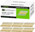 30 Degree Framing Nails 2-3/8 X .113 Inch, Ring Shank, Electro-galvanized. Fixed Price $39.99.