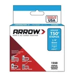 Arrow Fastener 504 Genuine T50 1/4-INCH Staples, 1,250-PACK. Fixed Price $10.32.