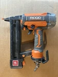 Ridgid R150FSF3 18 Gauge Finish Stapler, 120 Psi, Straight, Orange/gray/black. Fixed Price $90.00.