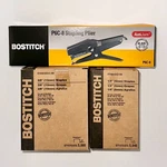 Brand New Bostitch P6C-8 Plier Stapler W/ 2 Boxes Of Staples, 1/4" + 3/8". Fixed Price $74.99.