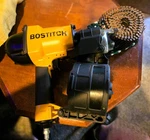 Bostitch N64099-1 Coil Pallet Nailer. With Roll And Half Of 2.5" Twist Nails. Fixed Price $95.00.