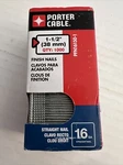Porter-cable PFN16150-1 1-1/2-INCH, Gauge Finish Nails (1000-PACK). Fixed Price $12.90.