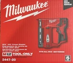 Milwaukee 2447-20 M12 3/8 Crown Stapler T-50 Style New. Fixed Price $107.00.