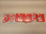 Lot Of 6 Different Size Boxes Senco 23-GAUGE Galvanized Pin Nails 5/8" 1/2". Fixed Price $79.95.