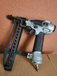 Hitachi N3804AB3(S) 1/2X1/4-1 Air Stapler Has Missing Push Lever Th. Fixed Price $48.00.