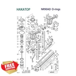 Hitachi NR90AD NR90AE NR90AF Framing Nailer O-ring Kit. Fixed Price $27.99.