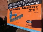 Contractor Series Framing Nailer 10 Gage 3/16 1/2 Nails. Fixed Price $119.00.