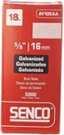 Senco 5/8 In. Galvanized 5000 Per Box 18 Gauge Slight-headed Brad Nails. Fixed Price $15.95.