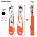 Ratcheting Right Angle Screwdriver 90 Offset Hex Profile Tight Space Tool. Fixed Price $10.90.