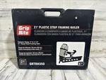 Grip Rite 21 Plastic Strip Framing Nailer, Round Head Gun 2-3.5" GRTRH350. Fixed Price $245.00.
