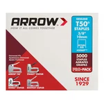 Arrow Fastener 506IP Heavy Duty Staples, T50, 18 Ga, Flat Crown, 3/8 In Leg L,. Fixed Price $12.45.