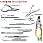 Professional Podiatry Kit Chiropody Ingrown Nail Clipper Manicure Pedicure Tools. Fixed Price $11.44.