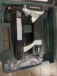 Metabo Hpt Np 35A 1-3/8" Pin Nailer Pneumatic Air Gun W/ Case And Glasses. Fixed Price $40.00.