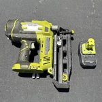 Ryobi P325 18V One+ Airstrike Cordless Finish Nailer With Battery. Fixed Price $109.99.