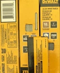 Lot Of 3 Packs -dewalt DBN18100-2 Brad Nail 18-GA 1" (2500/PACK) New. Fixed Price $29.90.