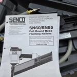Senco Model SN60/SN65, Full Round Head Framing Nailer. Fixed Price $100.00.
