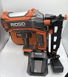 Rigid R09892 Brushless Nailer W/ Batteries And Charger. Fixed Price $199.99.