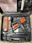 Ramset TF1100 Trakfast Gas Actuated With Battery, Charger And Carrying Case. Fixed Price $220.00.