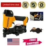 Efficient Roofing Nail Gun With Fast Loading Canister & Over-molded Grip RN46. Fixed Price $390.99.