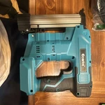 Ecarke Cordless Brad Nailer Blue Black Battery Powered. Fixed Price $80.00.